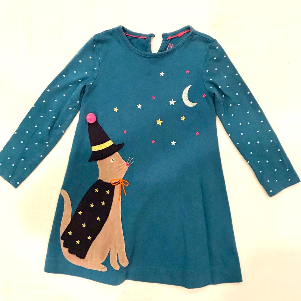 Mini Boden Cat dress - size 5T